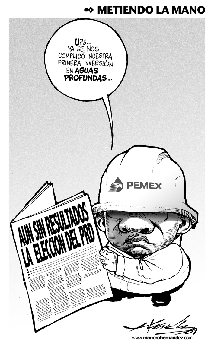 Metiendo la mano
